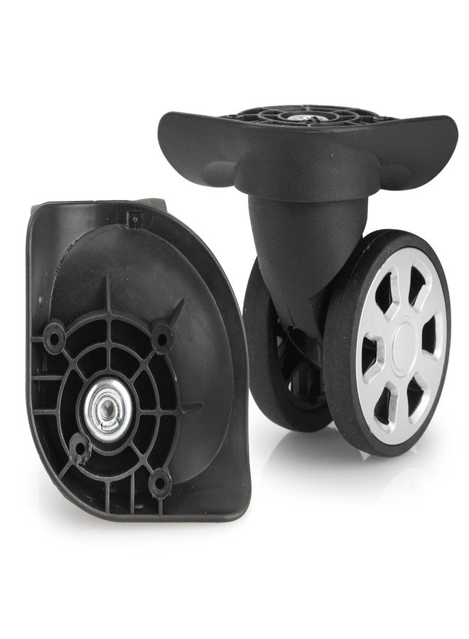 Zoofen Couple of Mute Replacement Luggage Suitcase Wheels Multi-Size Swivel Wheels(W045) - Image 1